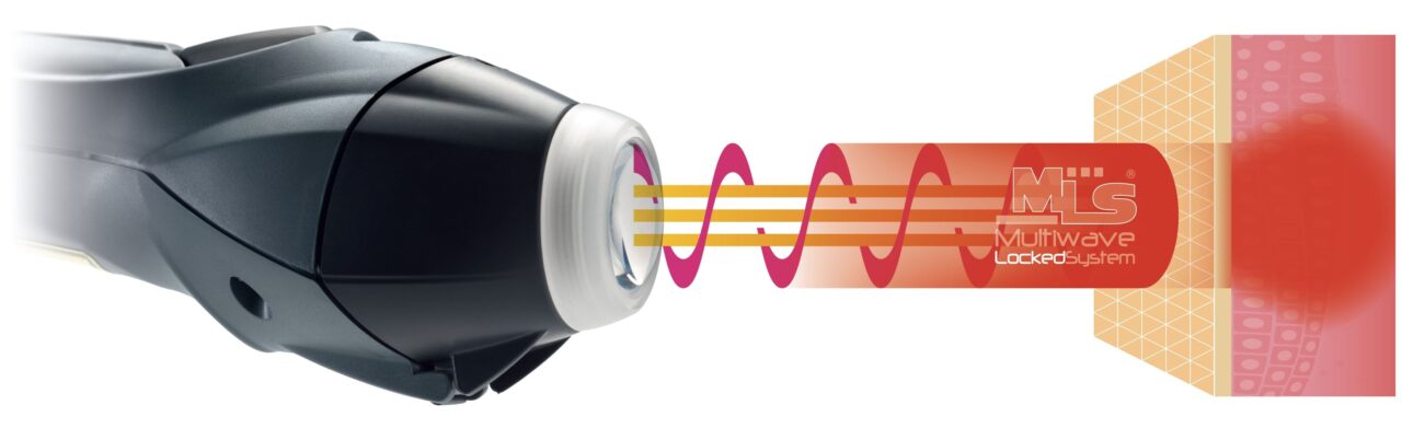 Graphic illustration of MLS Laser Therapy